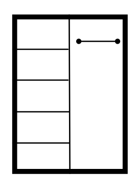 Шкаф "Авиньон" 2-х ств.