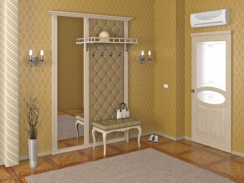 Стеновая панель "Милан" с зеркалом